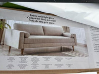Brand New in a box Fabric Sofa $750