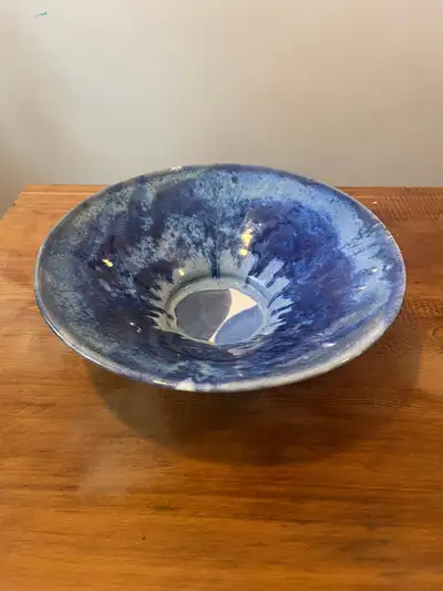 Handmade Blue Pottery Bowl, View more