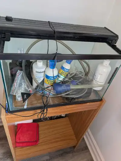 10 gallon fish tank set with stand, View more