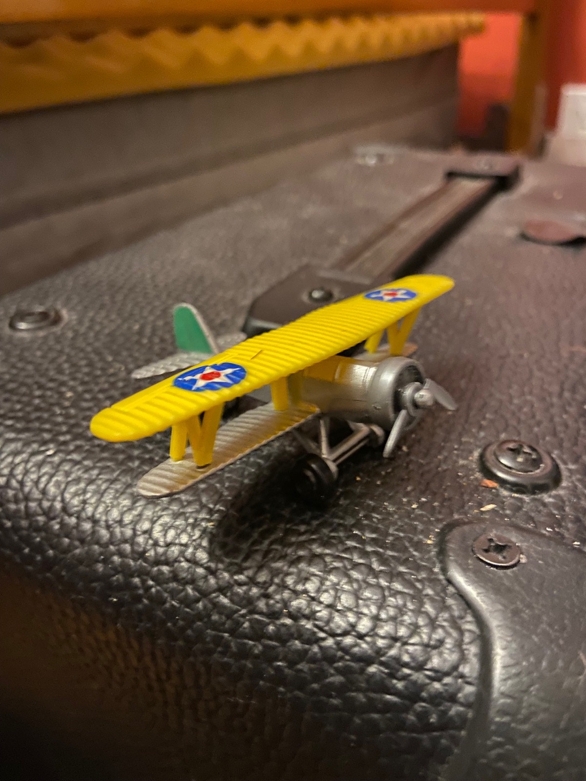 Die Cast 1930's style Curtis F-4b Bi-Plane Fighter Aircraft numb, photo 1
