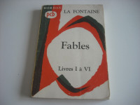Livre- Fables La Fontaine Livre I à VI