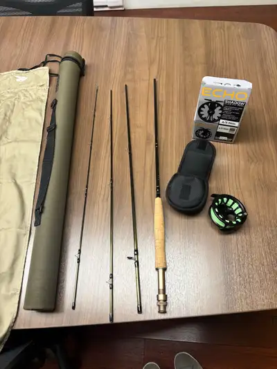 Fly fishing rod and reel - new, View more