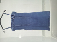 $5.00 Stretchy Jean Dress Size Small