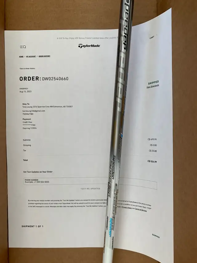 TaylorMade Sim2 Max-D Driver, 10.5 Degree in Mint Condition in Golf in Edmonton - Image 9