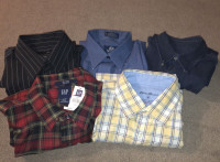 5 buttons up shirts for sale