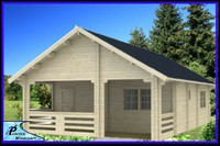 SPECIAL on DIY Basic Log Cabin / Cottage Kits EXTRAS Included