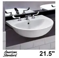 BRAND NEW- Semi-Countertop Sink With 8-Inch Widespread