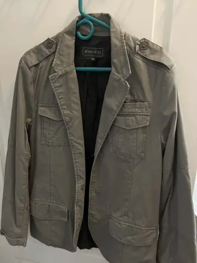 R&W Grey Jacket For Men / Perfect for the fall season size Small, View more