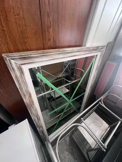 Mirror with Wood Frame, View more