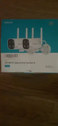 2K Wi-Fi outdoor security cameras 