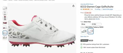 Ecco shoes Sneakers Gore-tex sneakers Golf women 8us home clean, View more