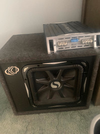 Speaker box and amp