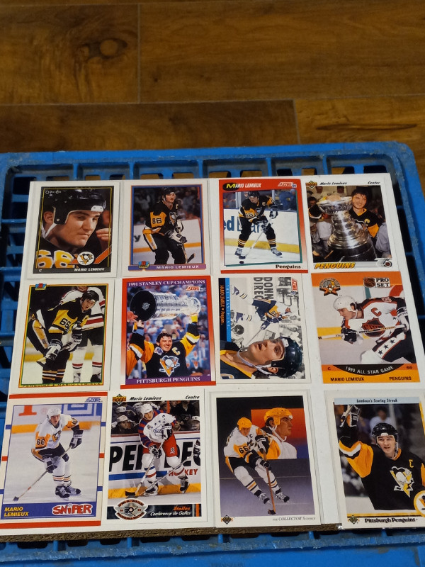 Hockey Cards Mario Lemieux HOF Lot of 50 Near Mint/Mint Various in Arts & Collectibles in Trenton - Image 3