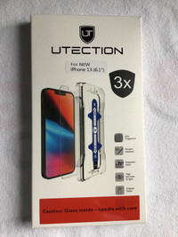 3 NEW glass protective covers for iPhone 13/13 Pro
