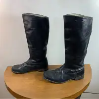 Vintage rcmp police style motorcycle boots