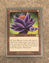 Blacker Lotus Unglued Rare MTG Cards. Magic The Gathering 