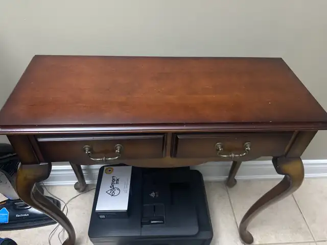 Wooden Side Table with Drawers in Other Tables in Mississauga / Peel Region - Image 2