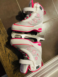 Girl J1 ice skating shoes