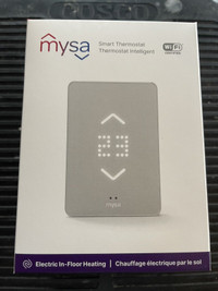 Mysa Smart Thermostat. Electric in Floor Heating 