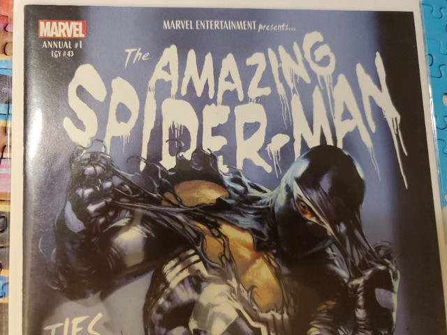 Amazing Spiderman Annual #1 Symbiote Black suit Venom in Comics & Graphic Novels in North Bay - Image 2