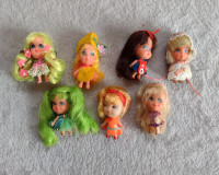 Vintage 1960s group of Mattel Kiddles dolls