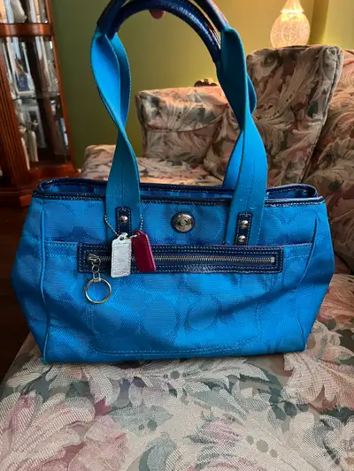 Womens Turquoise COACH Purse, View more