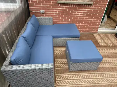 Outdoor Resin Wicker Sectional patio set, View more