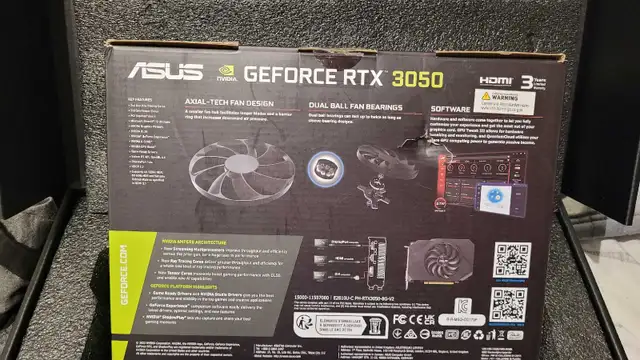 Asus Phoenix RTX 3050 8GB 250$ in System Components in Québec City - Image 5