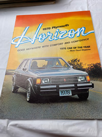 VINTAGE PLYMOUTH HORIZON SALES BROCHURE #M1573