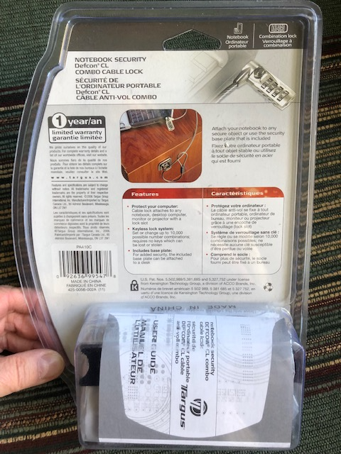 Computer or cable lock. in Laptop Accessories in Winnipeg - Image 5