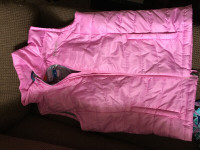Kids pink vest jacket
