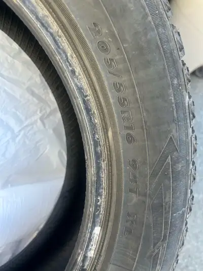 205 55 r16’s off Toyota Corolla. A season still left on them