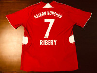 2007-2009 Bayern Munich Rare Home Jersey - Ribery #7 - Large