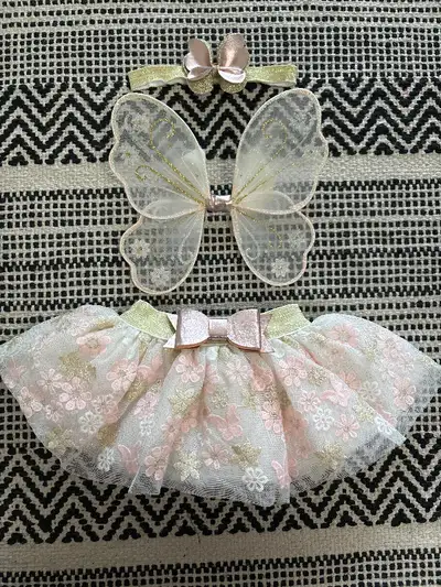 Baby Girl Newborn Elly & Emmy 3 piece tutu set photoshoot prop, View more