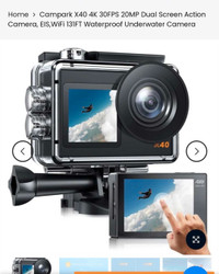Camera, Action cam 4k, *brand new 