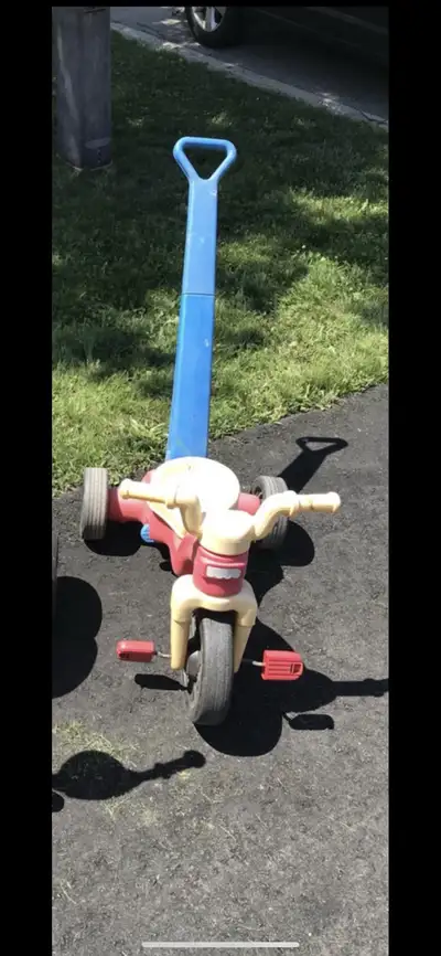 Tricycle with Parent Handle Bar and Scooter Set, View more