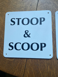 Stoop and Scoop Signs for Yard - Dogs/Cats