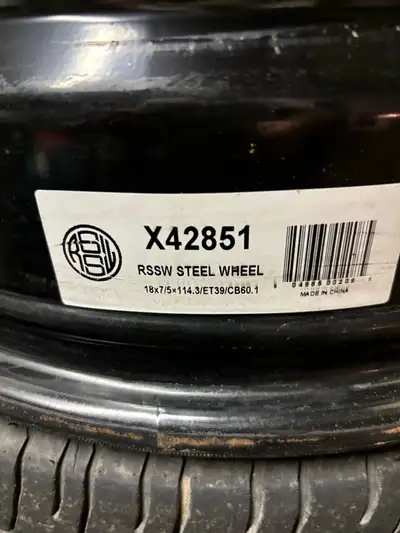 4 steel rims