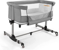 Baby Bassinet Bedside Crib Playpen Portable for Travel with Bag