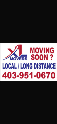 XL Moving & Storage Calgary! Services Starting As Low As $85/Hr