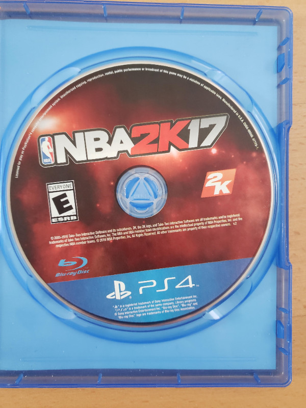 Jeux PS4 - NBA 2K17 dans Sony PlayStation 4  à Laval/Rive Nord - Image 2