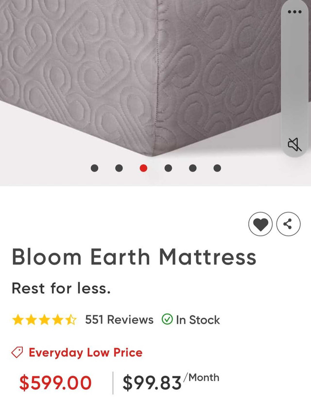Queen Bloom Earth Mattress + Topper! OBO! in Beds & Mattresses in City of Halifax