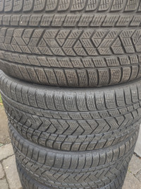 4 pneus hiver Pirelli Scorpion 265-40R22 Extra Load comme neufs