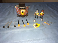 Playmobil balliste à 3 projectiles