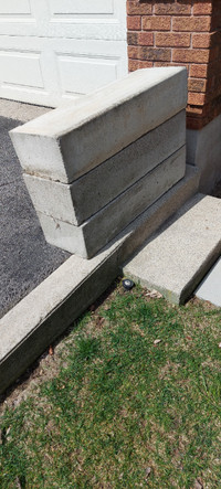 3 individual concrete steps. $100 or best offer for all.