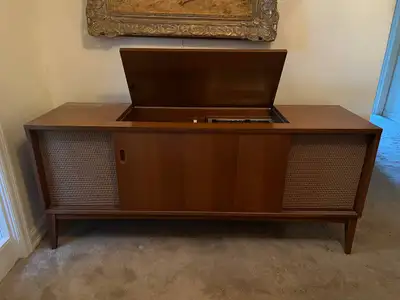 Vintage Clairtone Empress S-601 Tube Stereo Console, View more