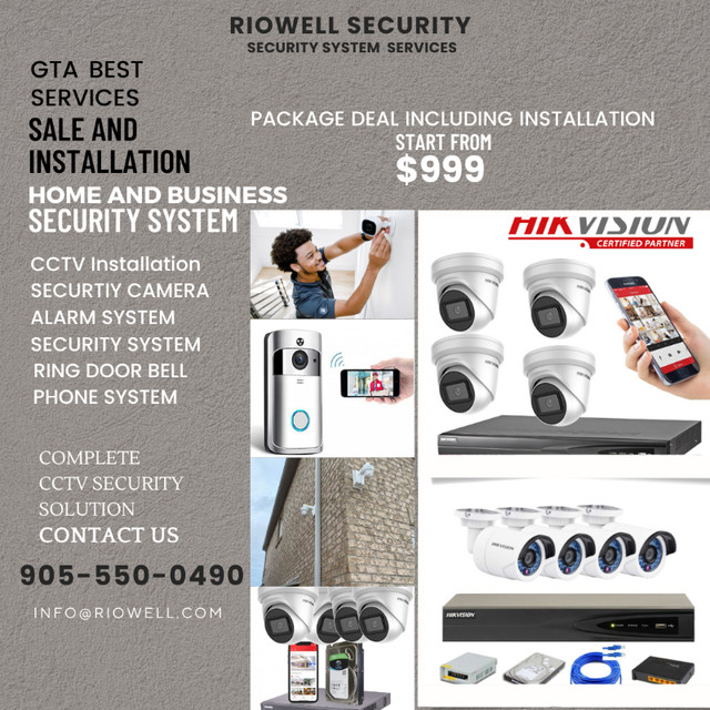 CCTV CAMERA FOR COMMERCIAL PURPOSES in Security Systems in St. Catharines