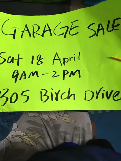 Garage sale, View more