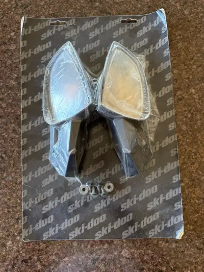 Bought these mirrors for my snowmobile and never used them brand new this winter. Sold my sled