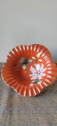$5 SALE Japan Orange Decorative Bowl Excellent Condition